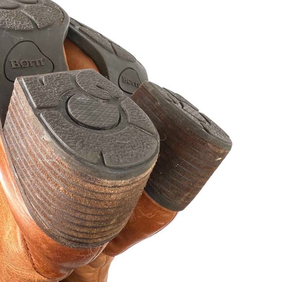 BORN the Bley Tall Riding Boots in Tan Brown Leather Women's Size 8M - Picture 15 of 16